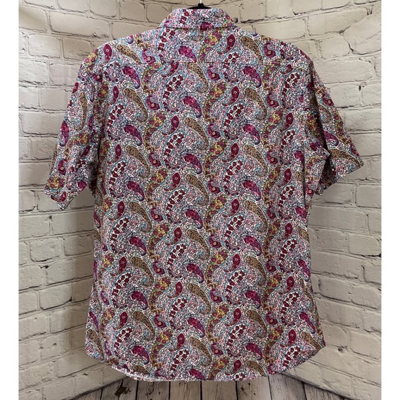 Cremieux Premium Denim Men’s Paisley Print Button Down Shirt (Size M) - Picture 2 of 10